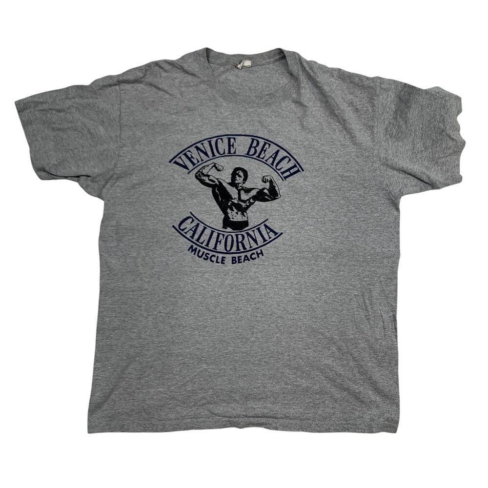 90s Novelty Venice Beach California Muscle Beach T Shirt XL